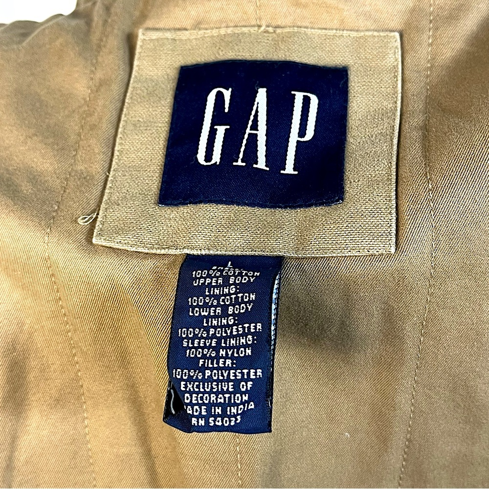 GAP Men’s Barn Coat Cotton Canvas Corduroy Sz L Outdoor Rugged Streetwear - Picture 10 of 11